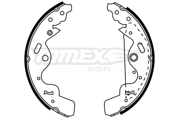 TOMEX Brakes Bremsbackensatz
